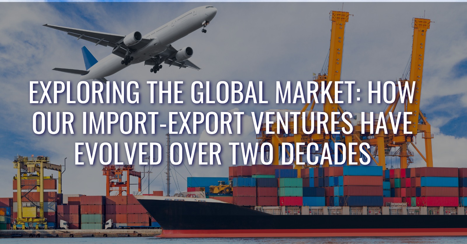 Exploring the Global Market: How Our Import-Export Ventures Have Evolved Over Two Decades